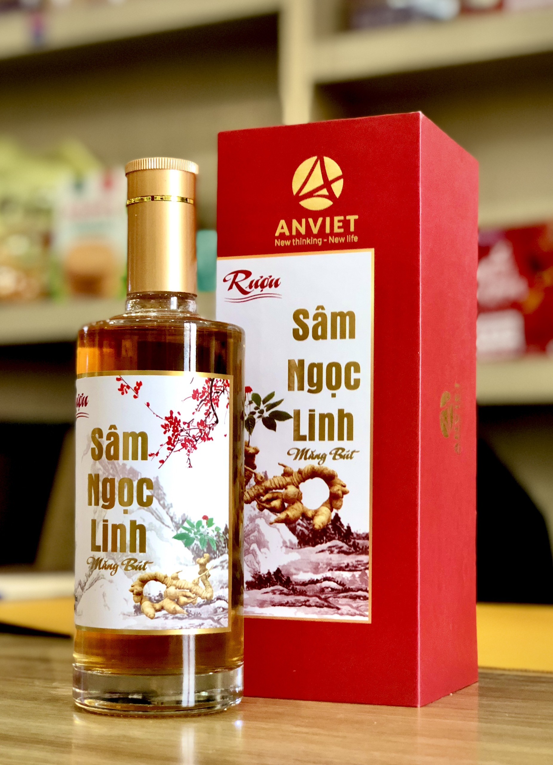 Rượu sâm Ngọc Linh